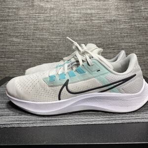 Nike Air Zoom Pegasus 38 Shoes Running White Aurora Green CW7358-102 Womens 9